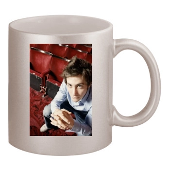 Jake Gyllenhaal 11oz Metallic Silver Mug