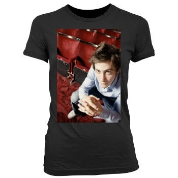 Jake Gyllenhaal Women's Junior Cut Crewneck T-Shirt