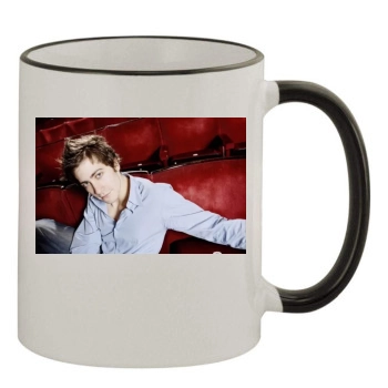 Jake Gyllenhaal 11oz Colored Rim & Handle Mug