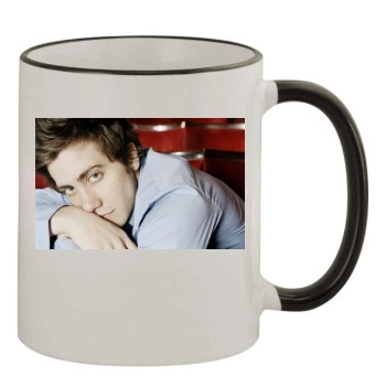 Jake Gyllenhaal 11oz Colored Rim & Handle Mug