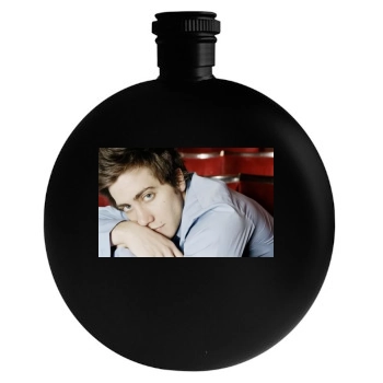 Jake Gyllenhaal Round Flask