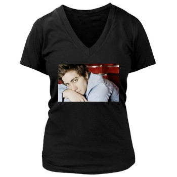 Jake Gyllenhaal Women's Deep V-Neck TShirt