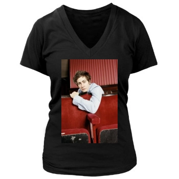 Jake Gyllenhaal Women's Deep V-Neck TShirt