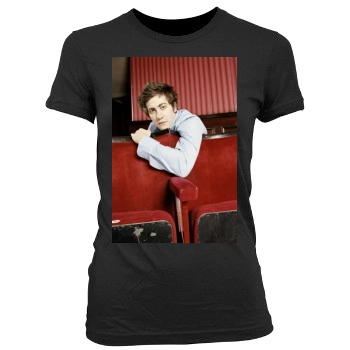 Jake Gyllenhaal Women's Junior Cut Crewneck T-Shirt