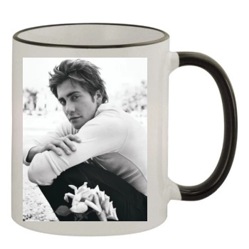 Jake Gyllenhaal 11oz Colored Rim & Handle Mug