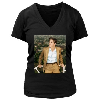 Jake Gyllenhaal Women's Deep V-Neck TShirt