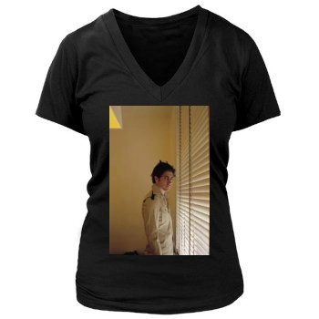 Jake Gyllenhaal Women's Deep V-Neck TShirt