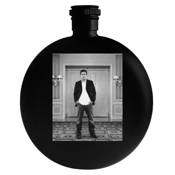 Jake Gyllenhaal Round Flask