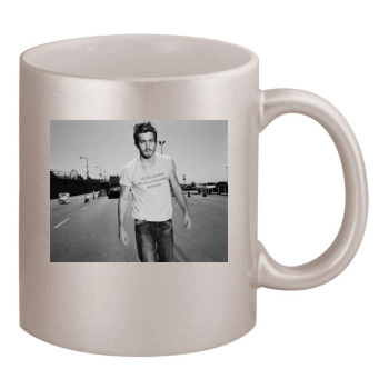 Jake Gyllenhaal 11oz Metallic Silver Mug