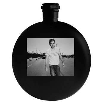 Jake Gyllenhaal Round Flask