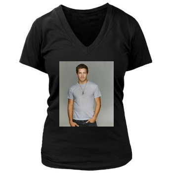 Jake Gyllenhaal Women's Deep V-Neck TShirt