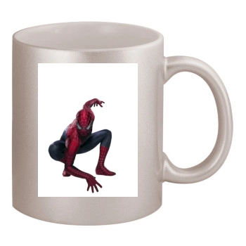 Tobey Maguire 11oz Metallic Silver Mug