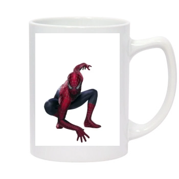 Tobey Maguire 14oz White Statesman Mug