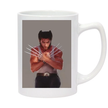 Hugh Jackman 14oz White Statesman Mug