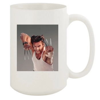 Hugh Jackman 15oz White Mug