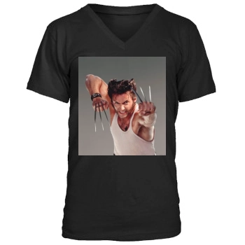 Hugh Jackman Men's V-Neck T-Shirt