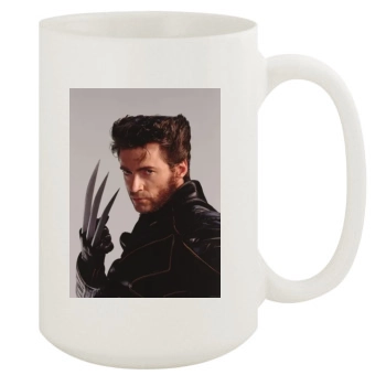 Hugh Jackman 15oz White Mug