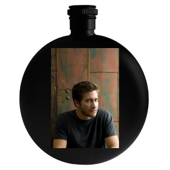 Jake Gyllenhaal Round Flask