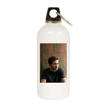 Jake Gyllenhaal White Water Bottle With Carabiner