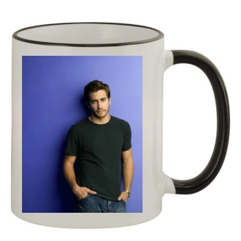 Jake Gyllenhaal 11oz Colored Rim & Handle Mug