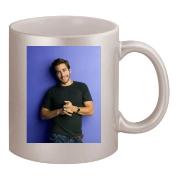 Jake Gyllenhaal 11oz Metallic Silver Mug