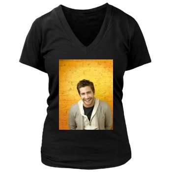 Jake Gyllenhaal Women's Deep V-Neck TShirt