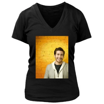 Jake Gyllenhaal Women's Deep V-Neck TShirt