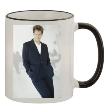 Kevin Bacon 11oz Colored Rim & Handle Mug