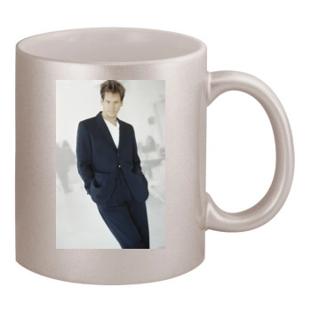 Kevin Bacon 11oz Metallic Silver Mug