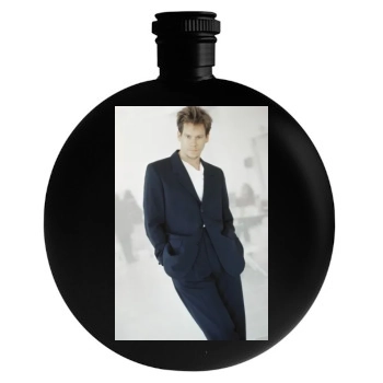 Kevin Bacon Round Flask