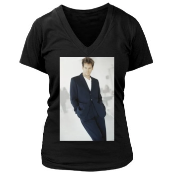 Kevin Bacon Women's Deep V-Neck TShirt