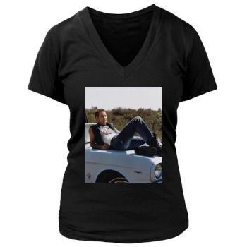 Shane West Women's Deep V-Neck TShirt