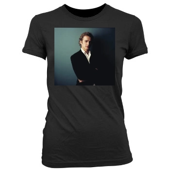 Hayden Christensen Women's Junior Cut Crewneck T-Shirt