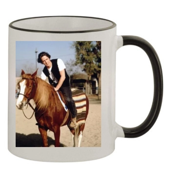 Hugh Grant 11oz Colored Rim & Handle Mug