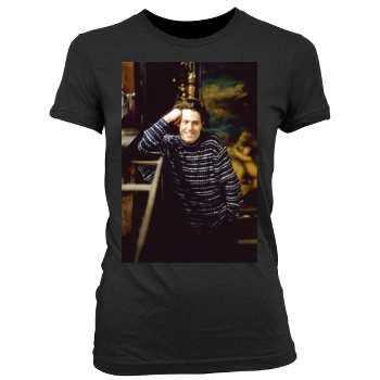 Hugh Grant Women's Junior Cut Crewneck T-Shirt