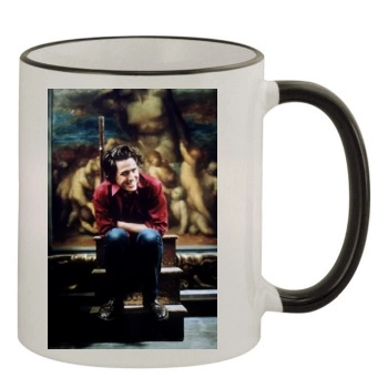 Hugh Grant 11oz Colored Rim & Handle Mug