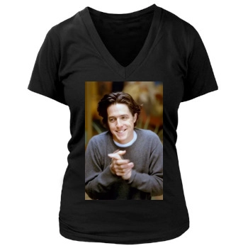 Hugh Grant Women's Deep V-Neck TShirt