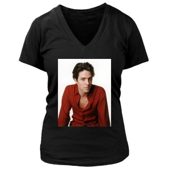 Hugh Grant Women's Deep V-Neck TShirt