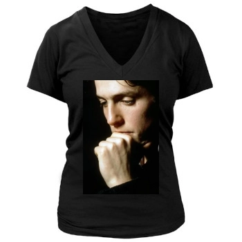 Hugh Grant Women's Deep V-Neck TShirt