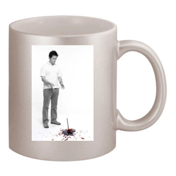 Hugh Grant 11oz Metallic Silver Mug