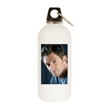 Hugh Jackman White Water Bottle With Carabiner