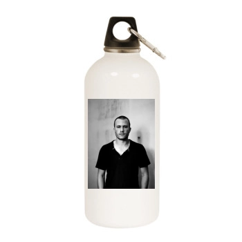 Heath Ledger White Water Bottle With Carabiner