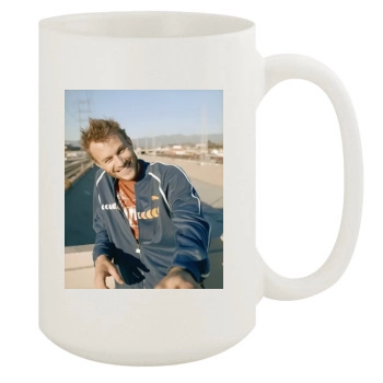 Heath Ledger 15oz White Mug