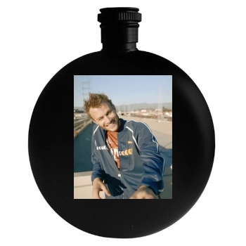 Heath Ledger Round Flask