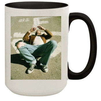 Heath Ledger 15oz Colored Inner & Handle Mug