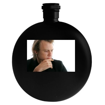 Heath Ledger Round Flask