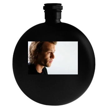 Heath Ledger Round Flask