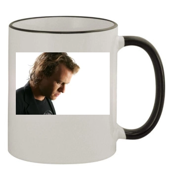 Heath Ledger 11oz Colored Rim & Handle Mug