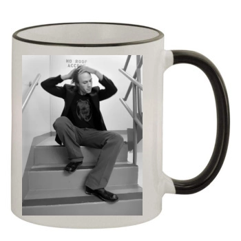 Heath Ledger 11oz Colored Rim & Handle Mug