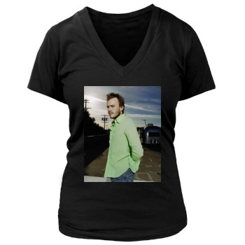 Heath Ledger Women's Deep V-Neck TShirt